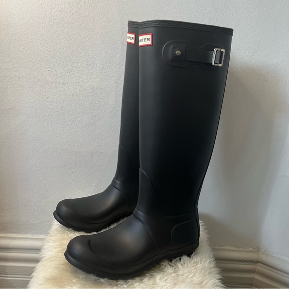 Hunter Shoes - HUNTER tall boots matte black